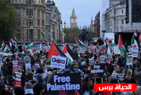 مظاهرات حاشدة في مدن أمريكية رفضًا للعدوان الإسرائيلي على غزة